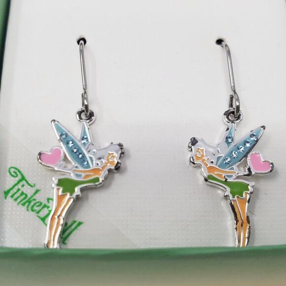Disney Fairies Tinker Bell Dangle Earrings - Picture 4 of 13